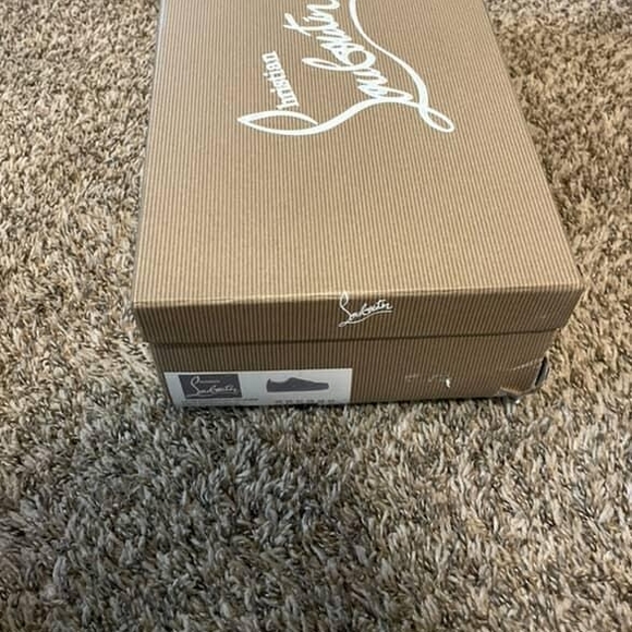 Mens Black and Red Designer Sneakers - Picture 3 of 6